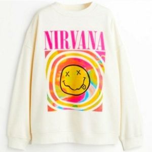 Nirvana large crewneck sweatshirt NWT